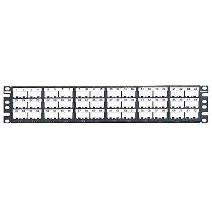 CPPL72WBLY, Panduit PatchPanel,72-port, Black (MOQ: 1; Increment of 1)