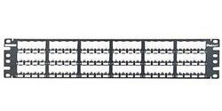 CP72BLY, Panduit Mini-Com Patch Panel, 72Port, All Metal Shielded, Black (MOQ: 1; Increment of 1)