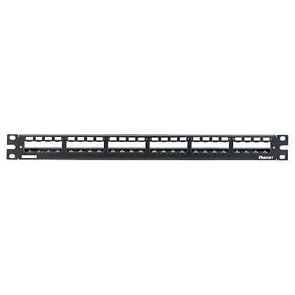 CP24WSBLY, Panduit PatchPanel,24Pt,Metal, Black (MOQ: 1; Increment of 1)
