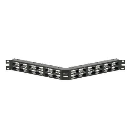 CPPA48HDVNSWBL, Panduit PtchPnl,48Pt,ModAngldHD,Vt, Black (MOQ: 1; Increment of 1)